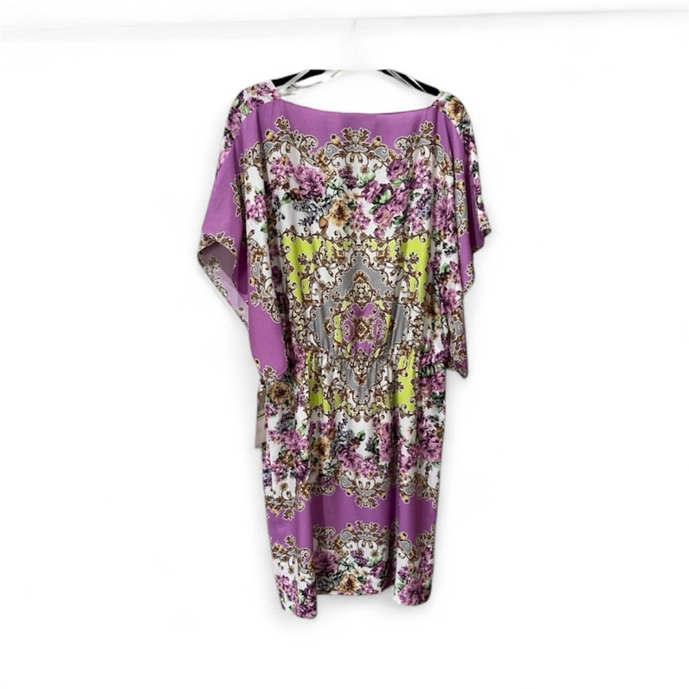 Maggy London Purple and Green Floral Dress - Picture 6 of 12
